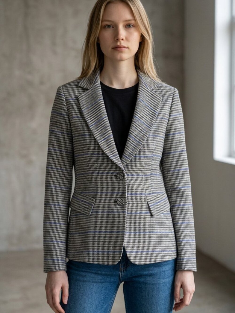White House Black Market - Plaid Blazer NWT